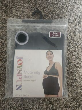 Joyspun Maternity Band in Black - Seamless Support